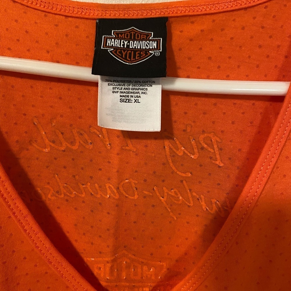 Harley Davidson women’s Tank The Pig Trail size XL - Picture 2 of 4